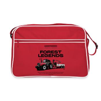 Tracteur Rouge 05 - Sac Retro - rouge/blanc - Devant