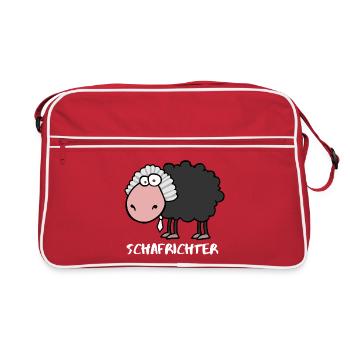 Juge mouton - Sac Retro - rouge/blanc - Devant