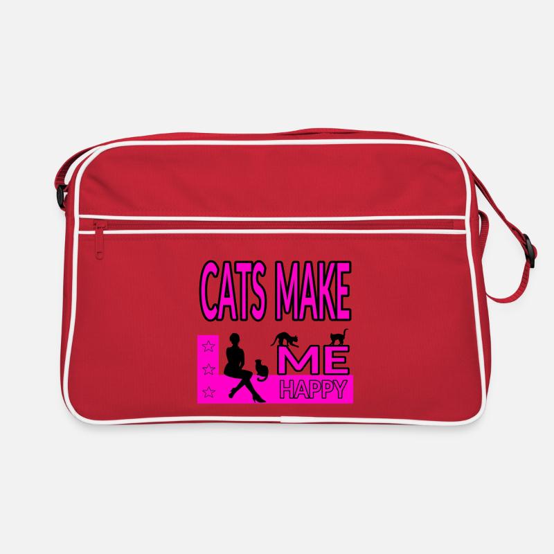 Katzen Retro Tasche