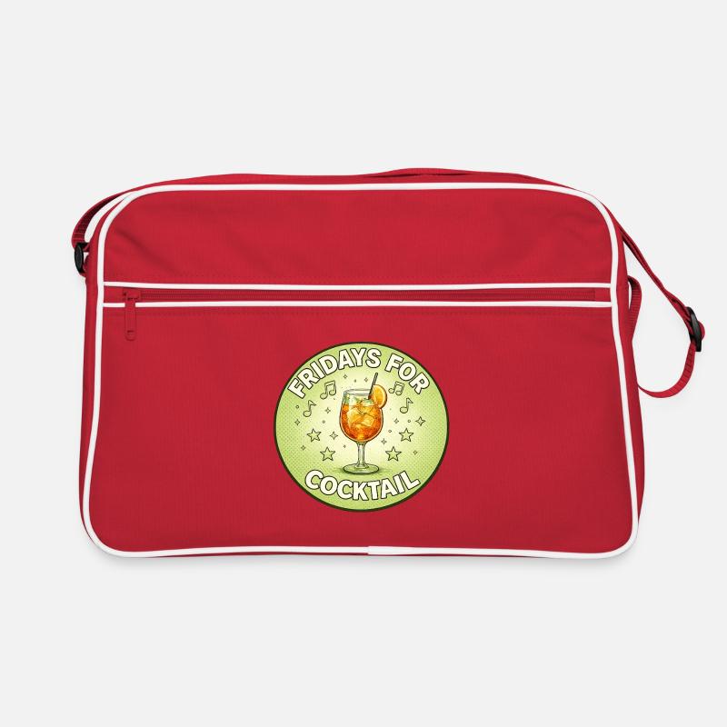 Friday Cocktail Retro Design Retro Bag