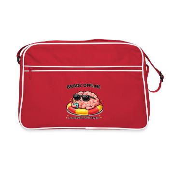 Brain Offline Snack Reboot - Retro Bag - red/white - Front