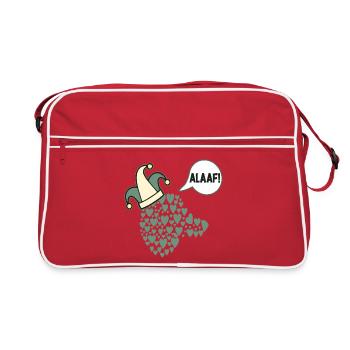 Carnival Alaaf Dogs Prince - Retro Bag - red/white - Front