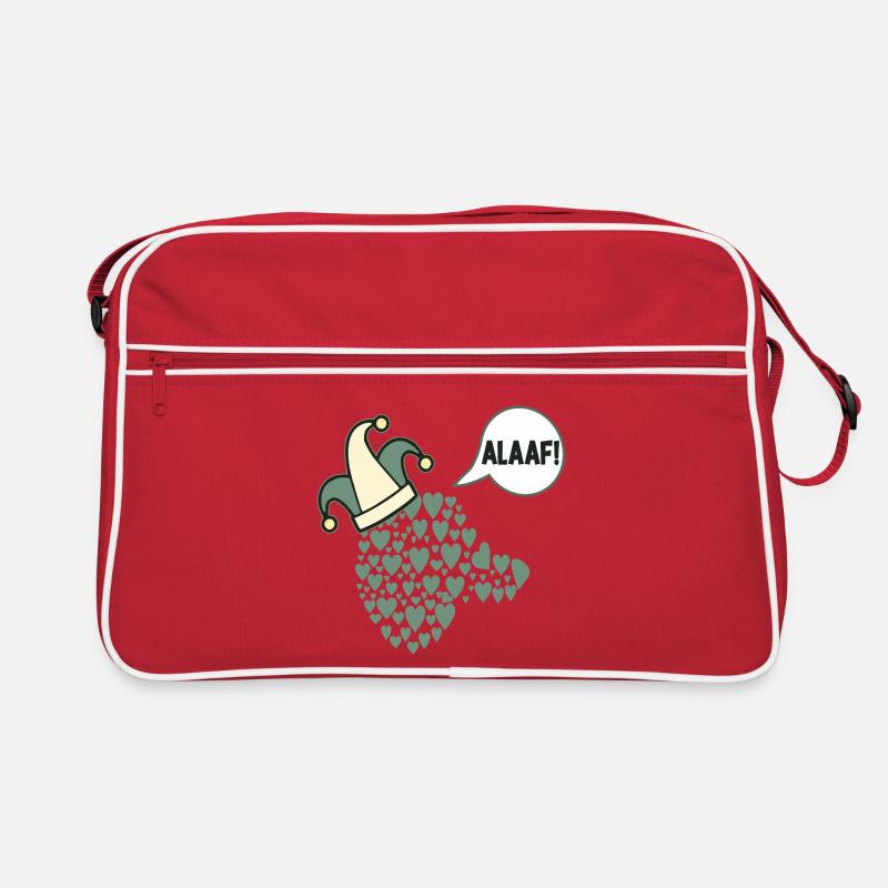 Karneval Alaaf Hunde Prinz Retro Tasche