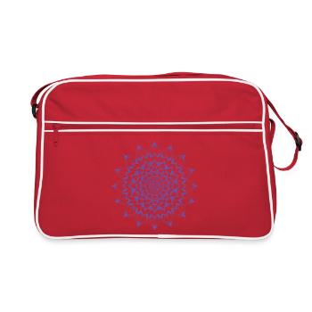 Mandala - Retro Bag - red/white - Front
