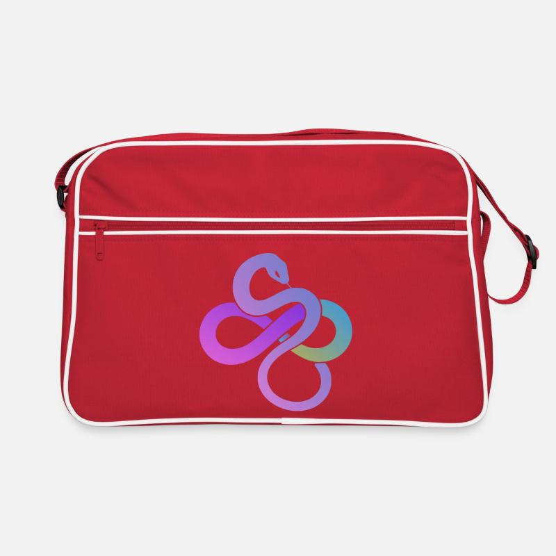Colorful Infinity Loop Retro Bag