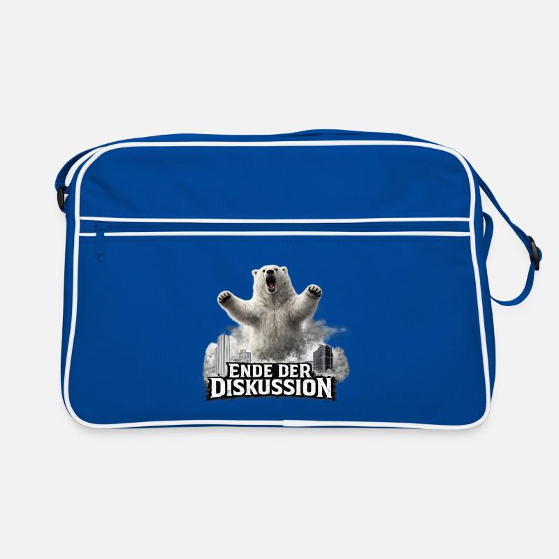 Ende der Diskussion Bär Retro Tasche