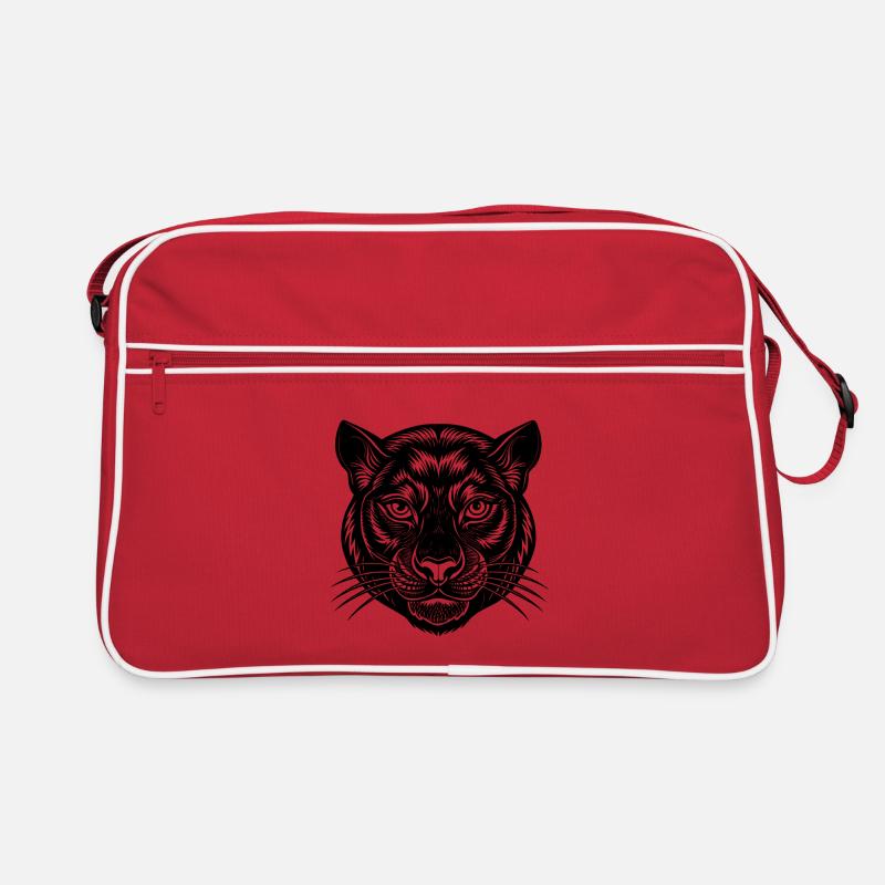 Panther face Retro Bag