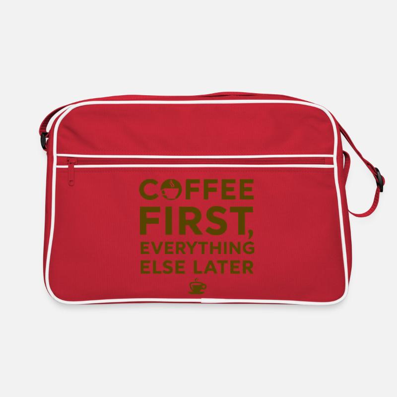 Coffee first, everything else after Retro Bag