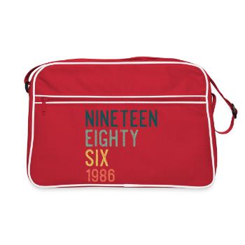 Nineteen Eighty-Six Retro - Retro Bag - red/white - Front