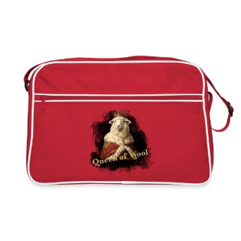 Laine royale - Sac Retro - rouge/blanc - Devant