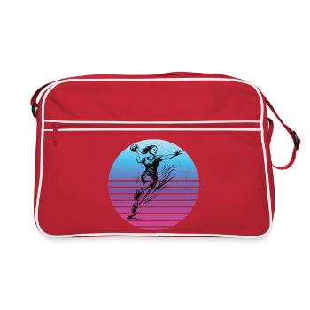 Un handball incontournable pour les femmes - Sac Retro - rouge/blanc - Devant