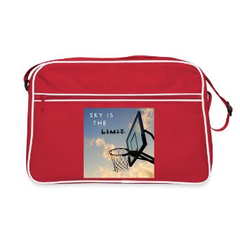 Sky Is The Limit Hoops - Retro Bag - red/white - Front