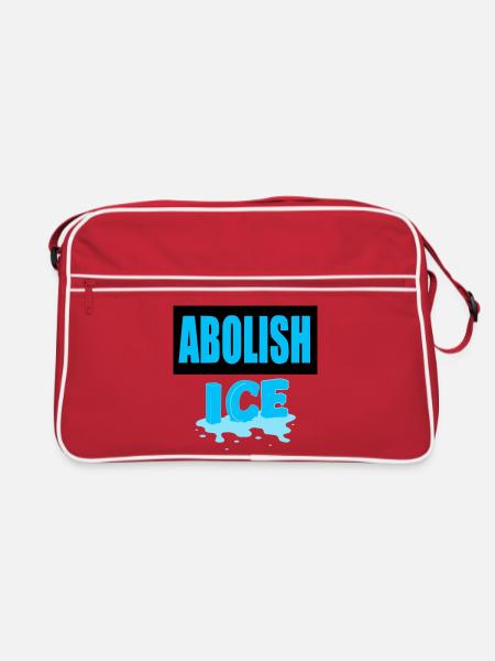 Abolish I.C.E :  - Sac Retro - rouge/blanc - Devant