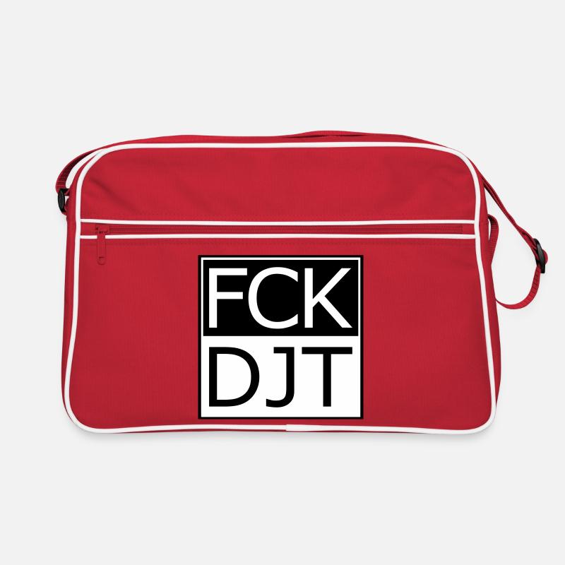 Provokante Blocktypografie Protest Retro Tasche