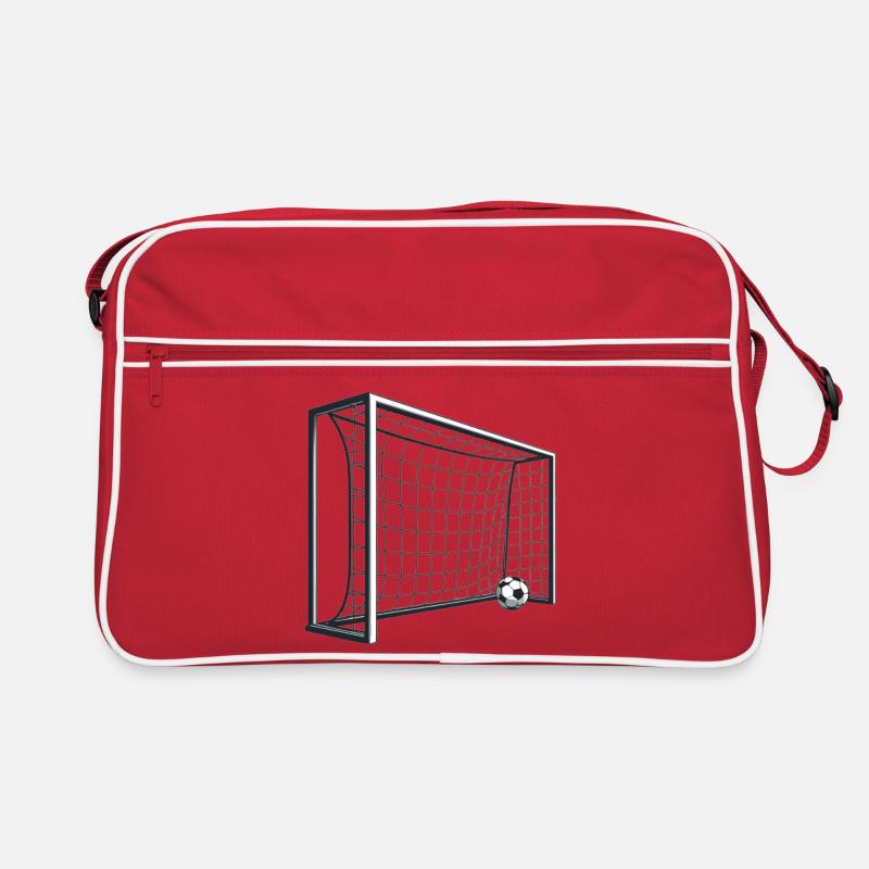 Soccer Goal Net Shot 3D Retro Bag