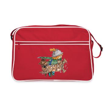 Ugo - The Free Cardboard and Butt Propeller / - Retro Bag - red/white - Front