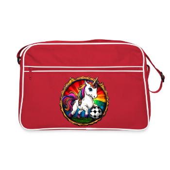 Unicorns Football - Retro Bag - red/white - Front