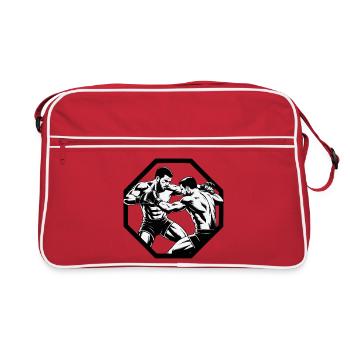 Octagon Fighters MMA Battle - Retro Bag - red/white - Front