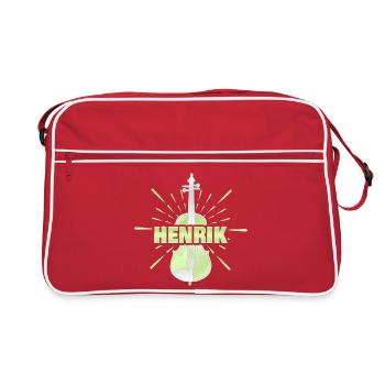 h - Retro Bag - red/white - Front