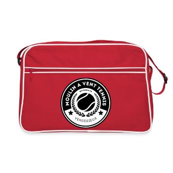 Badge Tennis Vintage Venissieux - Sac Retro - rouge/blanc - Devant