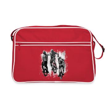 Unicycle | Unicycling Freestyle Downhill - Retro Bag - red/white - Front