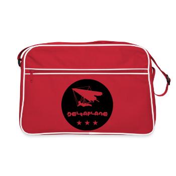 Badge Deltaplane Aventure Vol Libre - Sac Retro - rouge/blanc - Devant