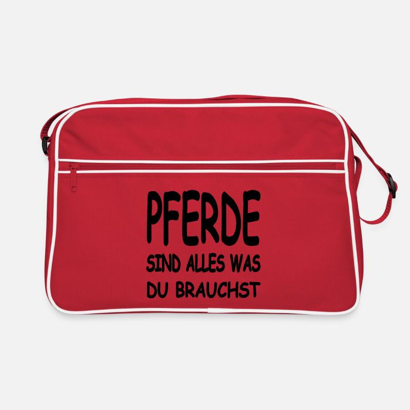 Pferde Retro Tasche