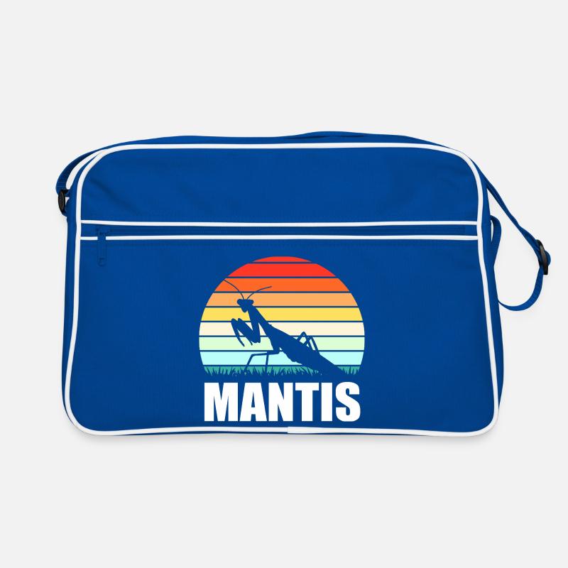 Mantis Gottesanbeter Gottesanbeterin Retro Tasche