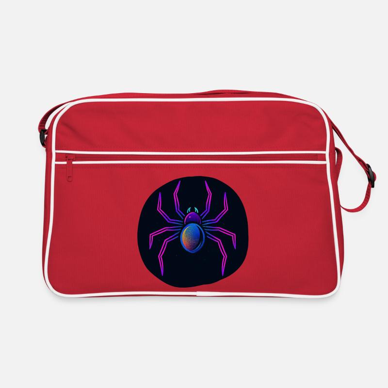 Araignée néon dans l’espace Sac Retro