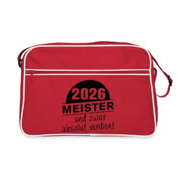 Champion 2026 and absolutely deserved - Retro Bag - red/white - Front