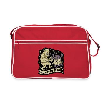 Monster Mash by Skashirts - Retro Bag - red/white - Front