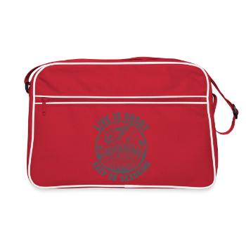 Live is short Keep on Skanking - Retro Bag - red/white - Front