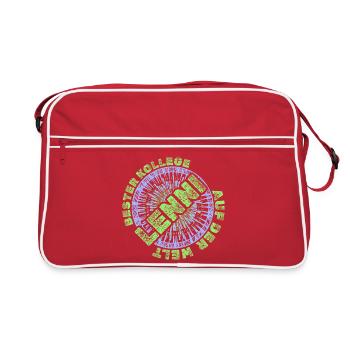 Cadeau pour Lenni - Sac Retro - rouge/blanc - Devant
