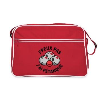 Jai Pétanque Boules Rire - Retro Bag - red/white - Front