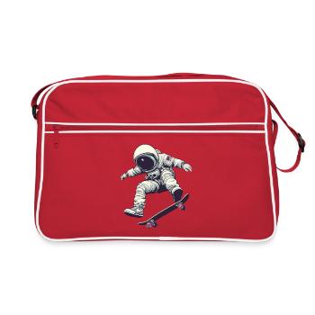 Skating in Space - Retro Bag - red/white - Front