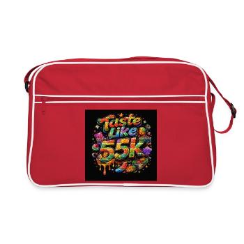 Kaleidoscope 50K Graffiti - Sac Retro - rouge/blanc - Devant