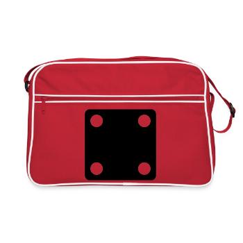 dit - Sac Retro - rouge/blanc - Devant