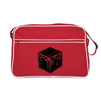 Kalt - Retro Tasche - Rot/Weiß - Vorne