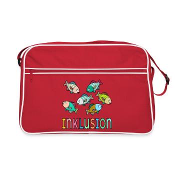 Inclusion Attitude Pisces - Retro Bag - red/white - Front