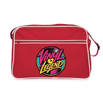 Vinyl Legend - Sac Retro - rouge/blanc - Devant