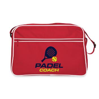 Design du maillot du Padel Coach Sports Club - Sac Retro - rouge/blanc - Devant