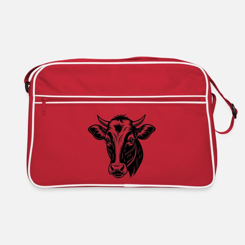 Tête de vache Sac Retro