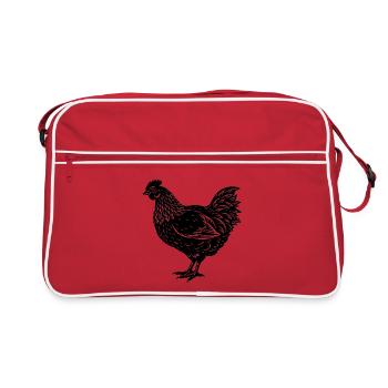 Chicken - Retro Bag - red/white - Front