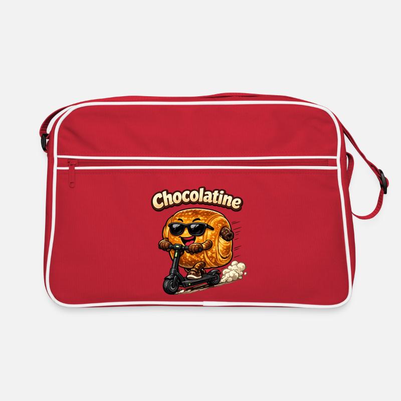 Chocolatine-Roller Retro Tasche