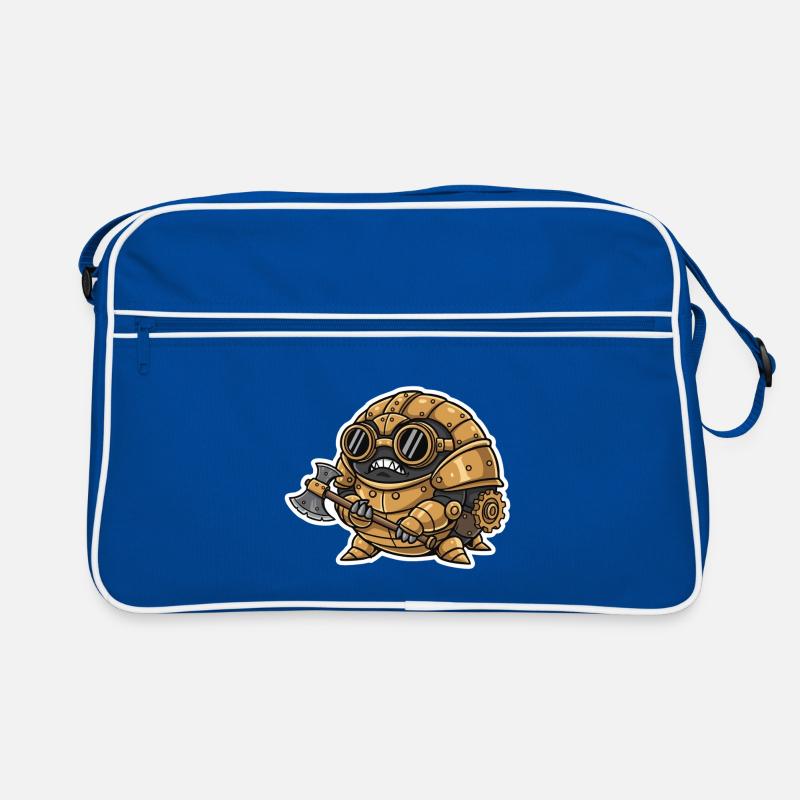 Sowbug Krieger Steampunk Axt Kupferrüstung Retro Tasche
