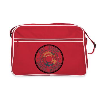 Badge Manger Dormir Gravel Répéter Vintage Gear - Sac Retro - rouge/blanc - Devant