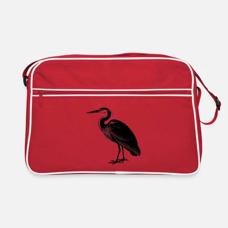 Great Blue Heron Retro Bag
