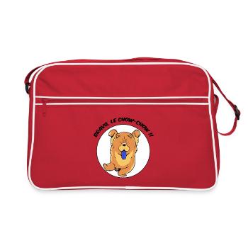 Bravo, le chochow ! - Sac Retro - rouge/blanc - Devant