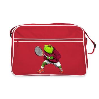 Tennis Frog - Sac Retro - rouge/blanc - Devant