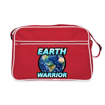 T-shirt Eco Punk Y2K Earth Warrior - Sac Retro - rouge/blanc - Devant